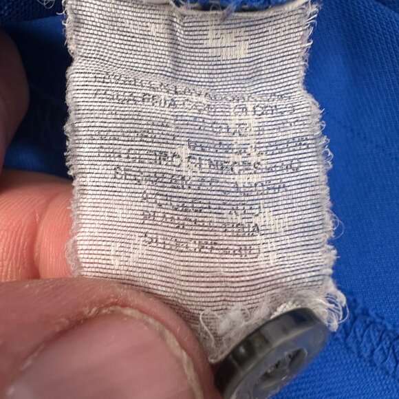 Mens Champions Tour Size XXL Blue Polo Shirt Short Sleeve - Picture 4 of 4